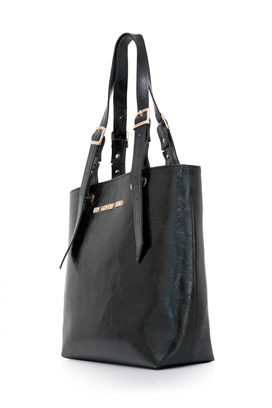 Elegant bag for women - BAG - BIANCA - BLACK GOLD