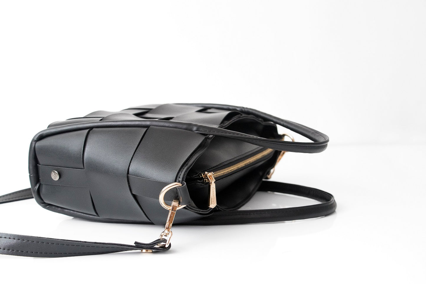 Elegant handbag for women - GIA - BLACK GOLD