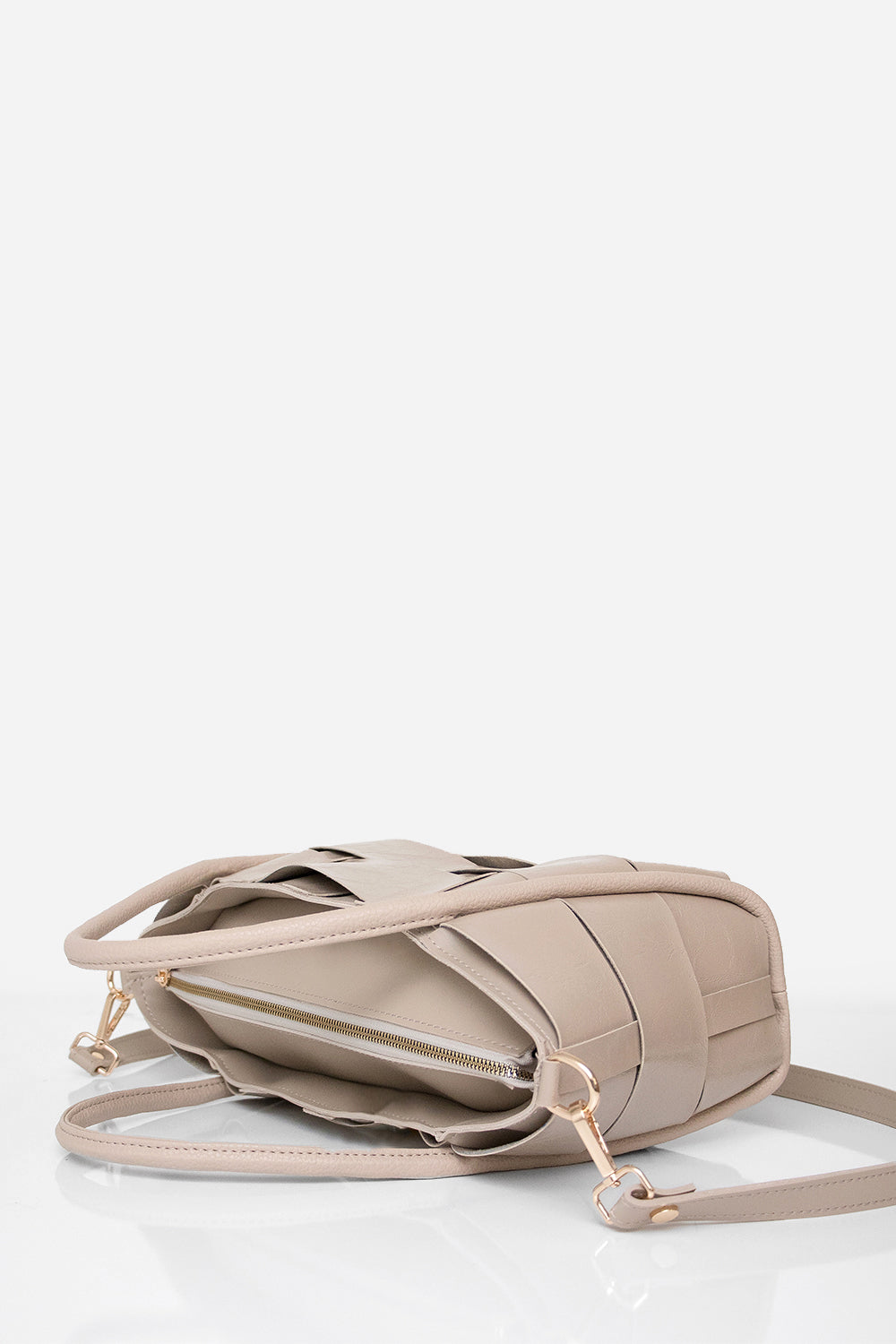 Elegant handbag for women - GIA - BEIGE GOLD