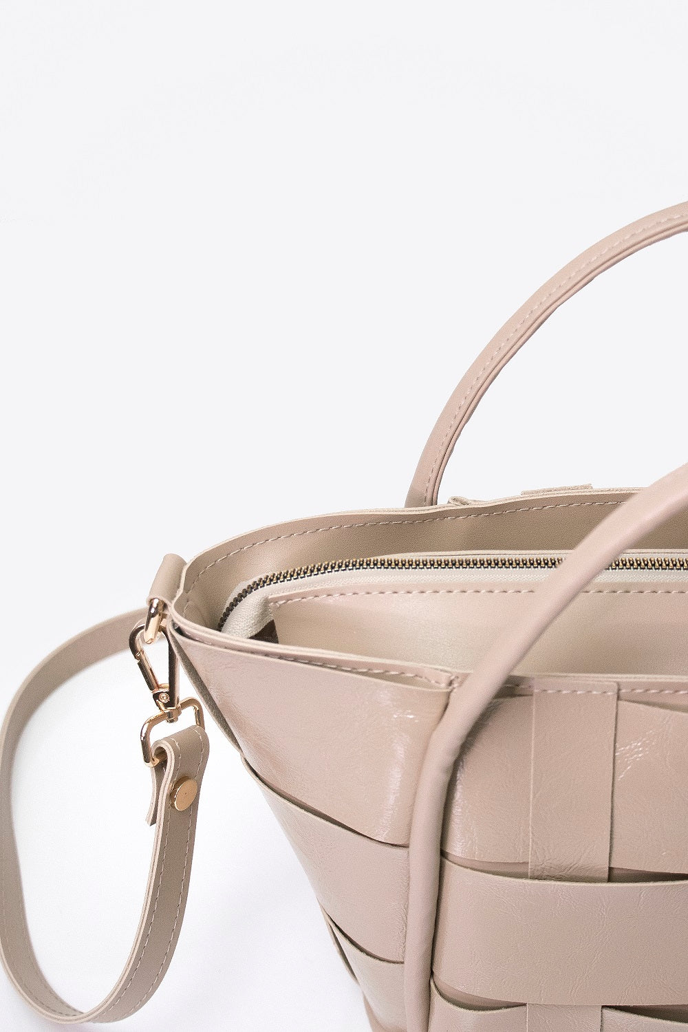 Elegant handbag for women - GIA - BEIGE GOLD