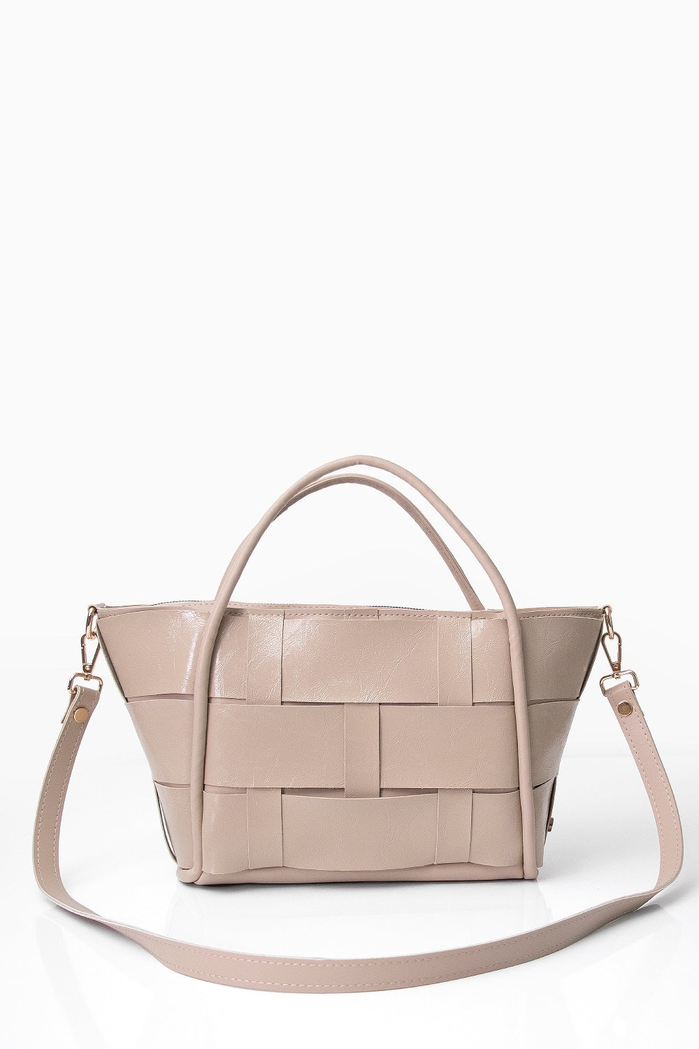 Elegant handbag for women - GIA - BEIGE GOLD