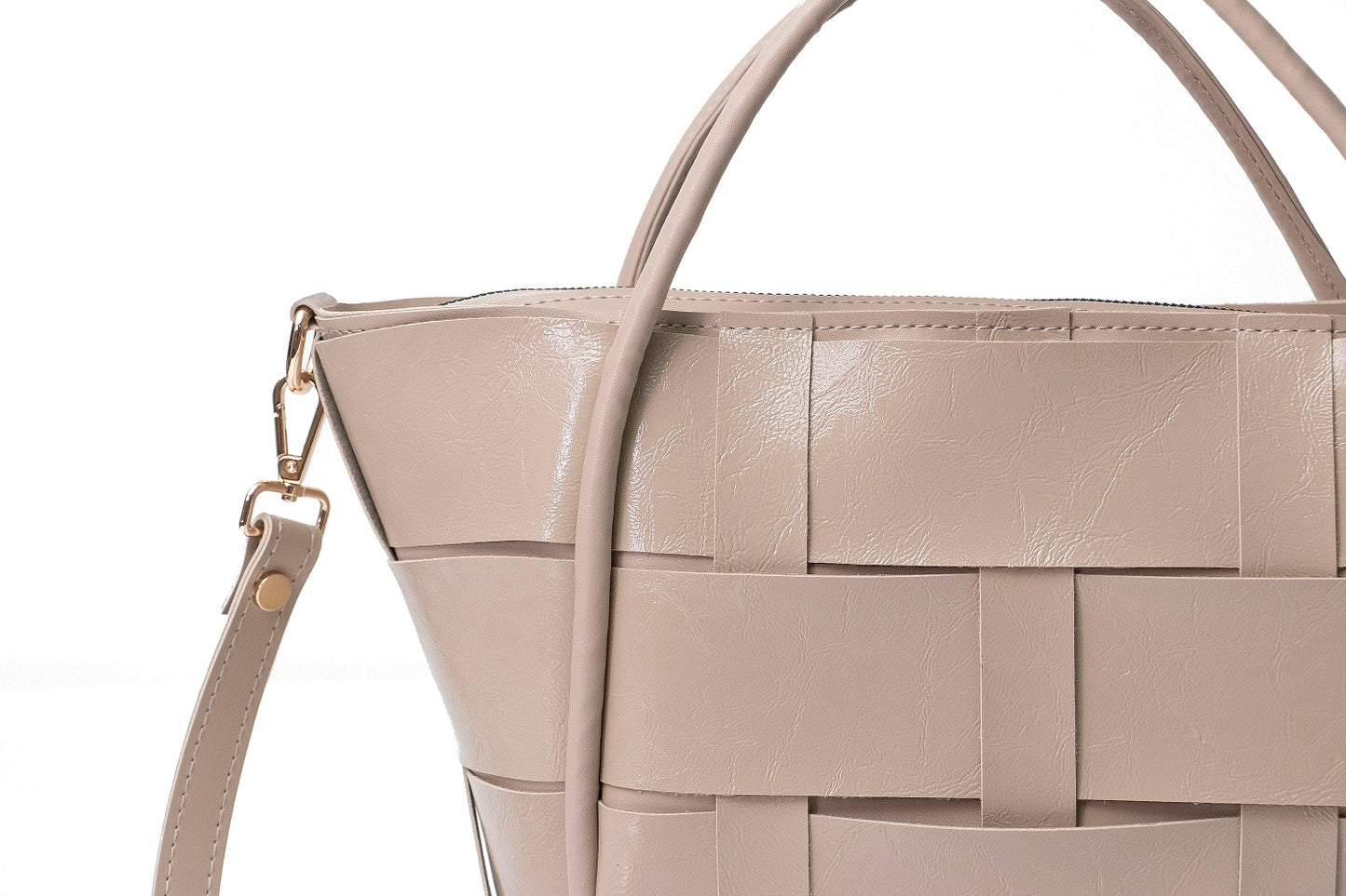 Elegant handbag for women - GIA - BEIGE GOLD