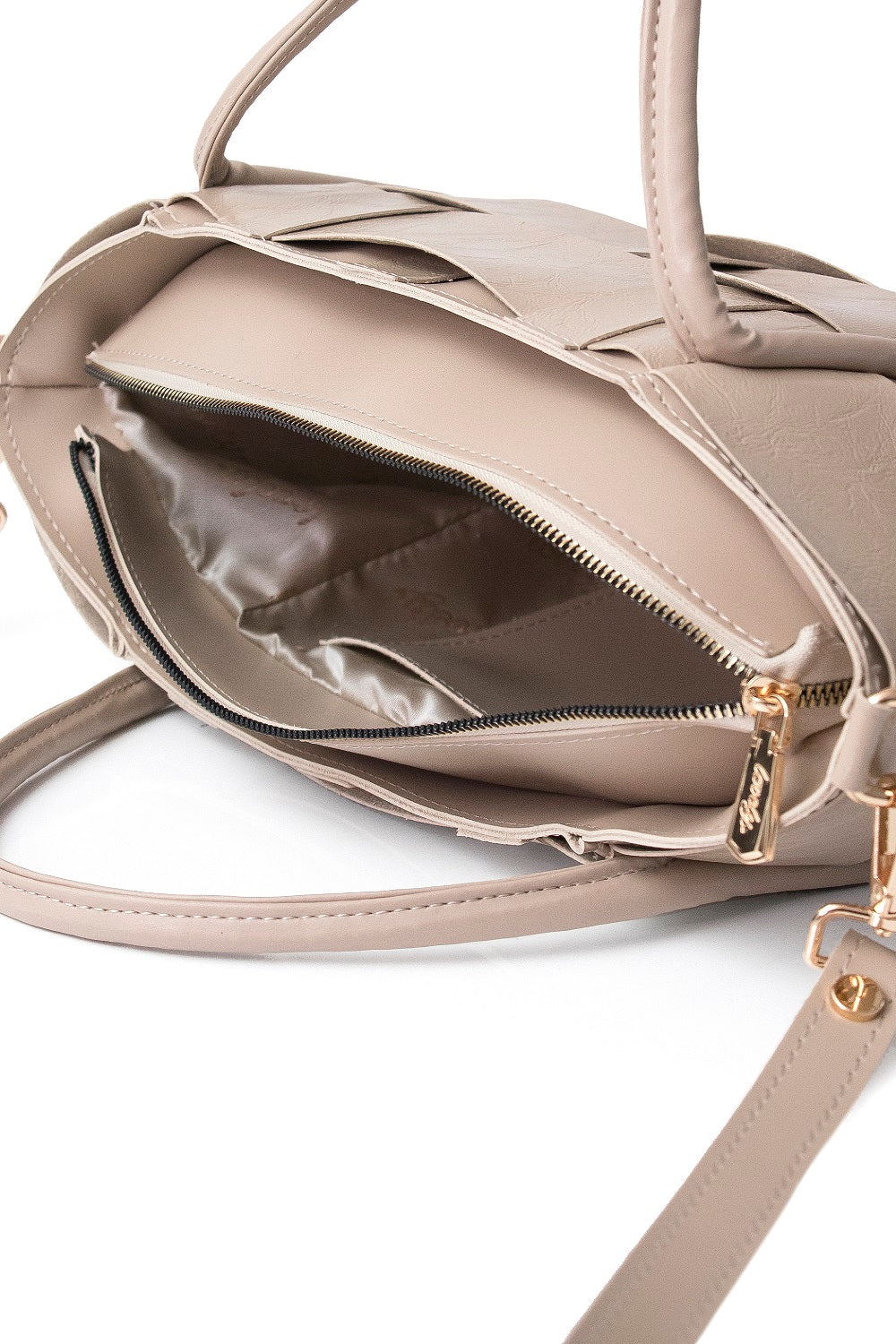 Elegant handbag for women - GIA - BEIGE GOLD
