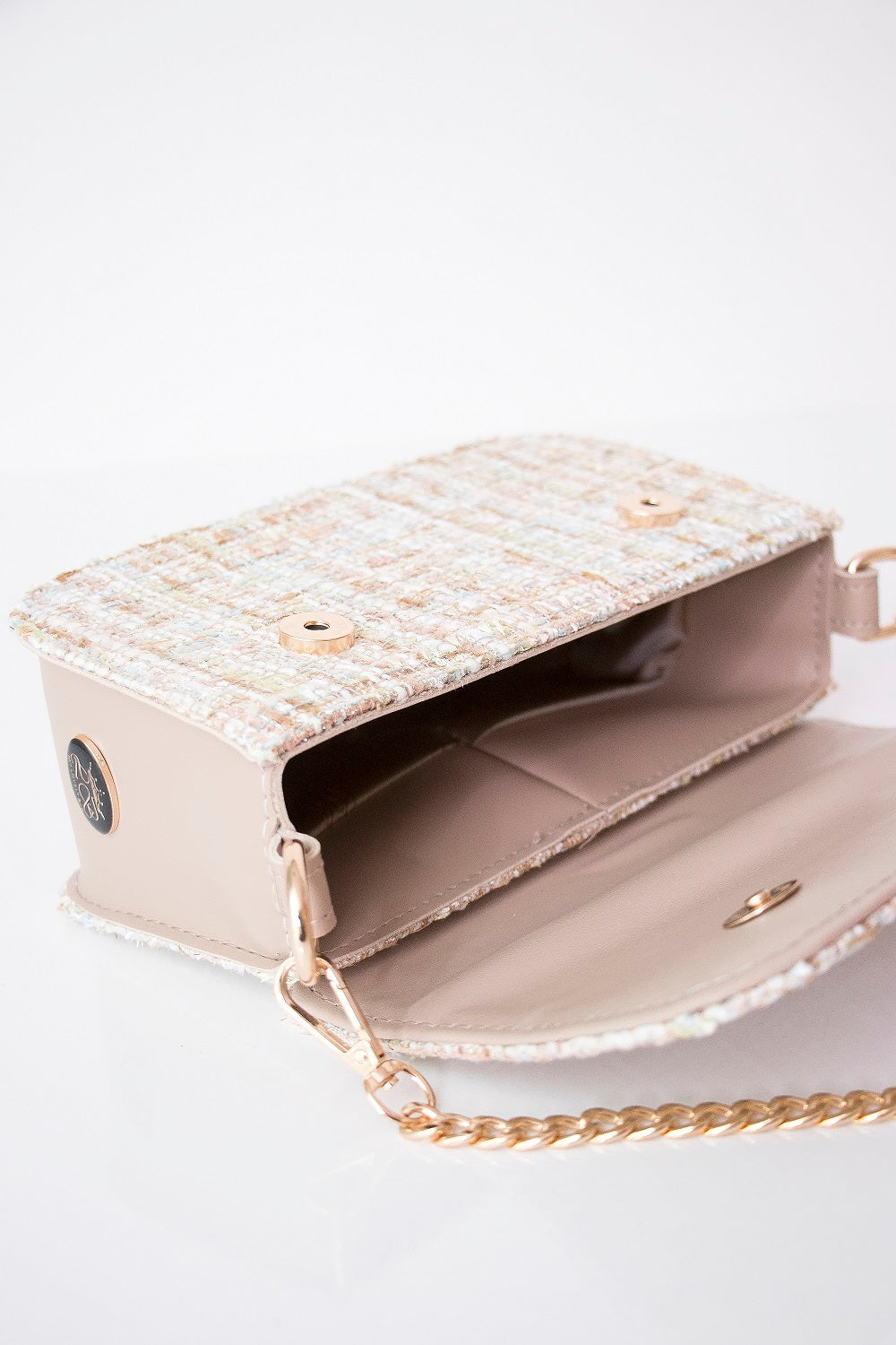 Luxury handbag for diva's women - BAG - PIA - BEIGE GOLD