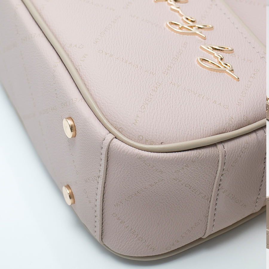 BAG - NELLIE - POWDER BEIGE GOLD