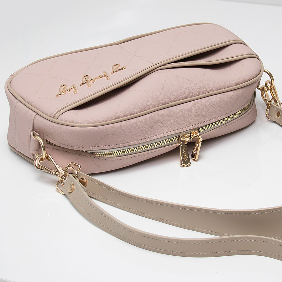 BAG - NELLIE - POWDER BEIGE GOLD