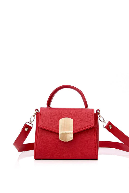 Women designer handbags - BAG - ELOISE - RED GOLD