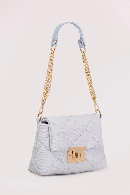 Bags for women - BAG - APRIL LIGHT BLUE GOLD