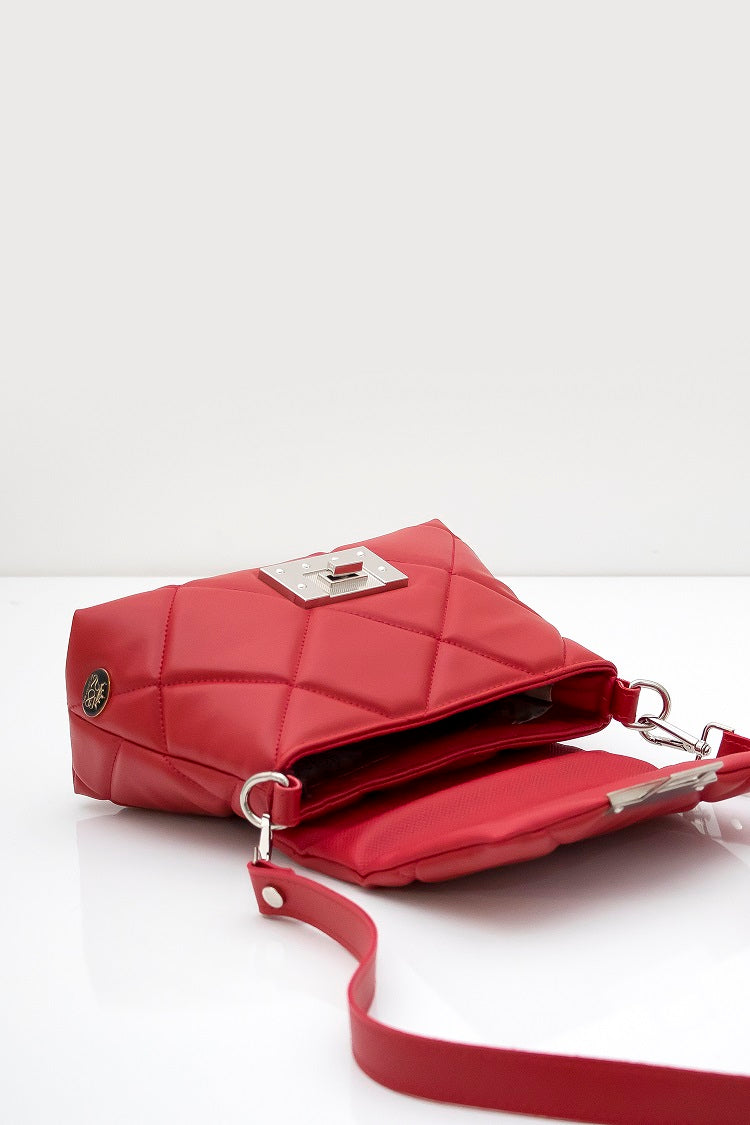 Bags for women - BAG - APRIL RED SILVER