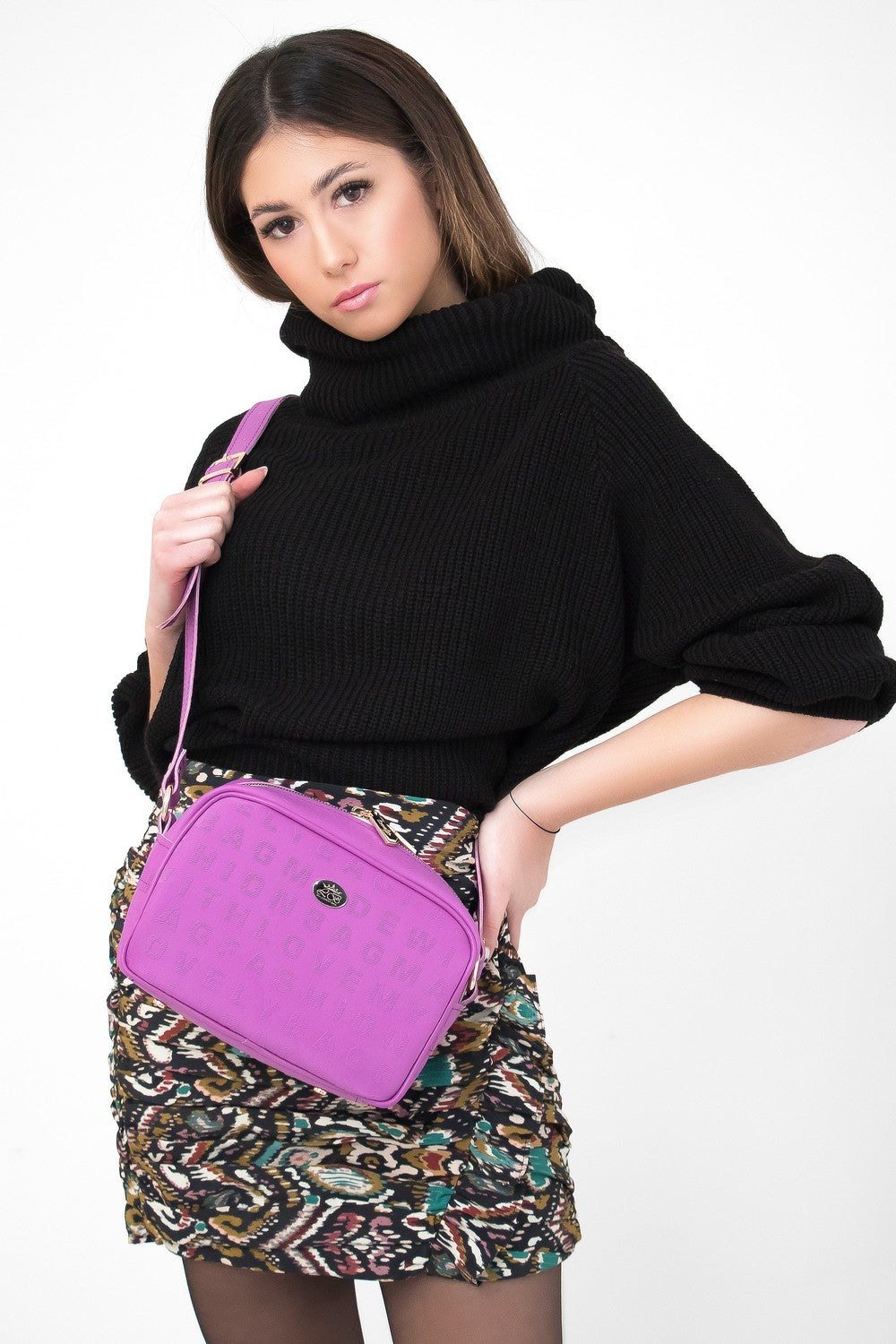 Greatest designer bag - BAG - BRITTANY - FUCHSIA GOLD