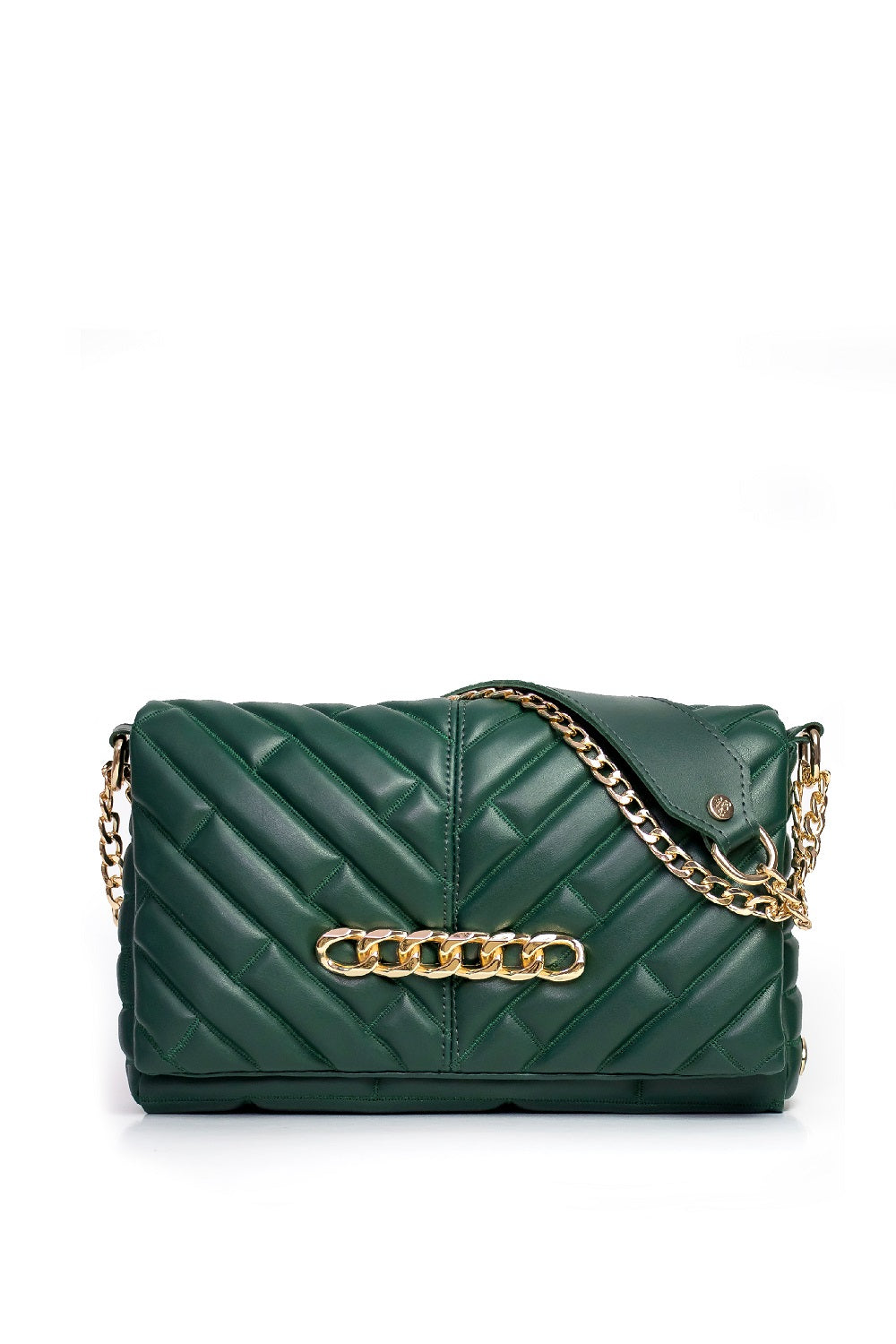 Luxury handbag - BAG - DIVA - SPECIAL GREEN GOLD