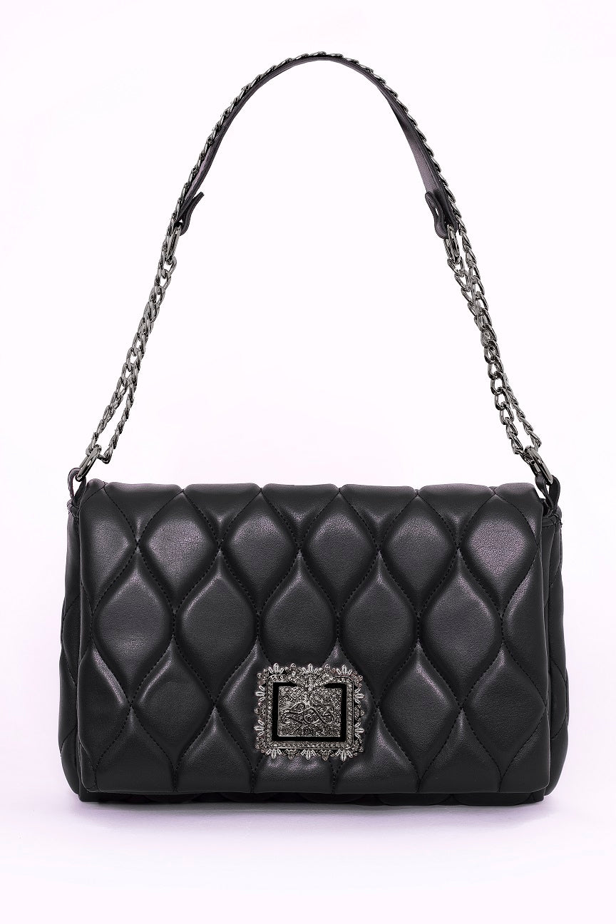 Luxury handbag - BAG - DIVA - ROYAL BLACK BLACK