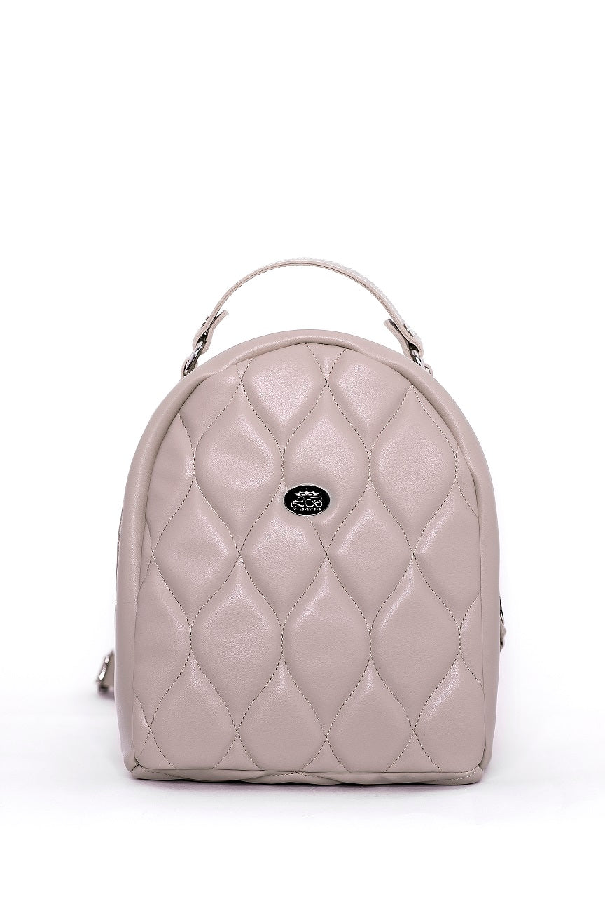 Best backpack for women - BAG - LILLIAN - ROYAL DARK BEIGE SILVER