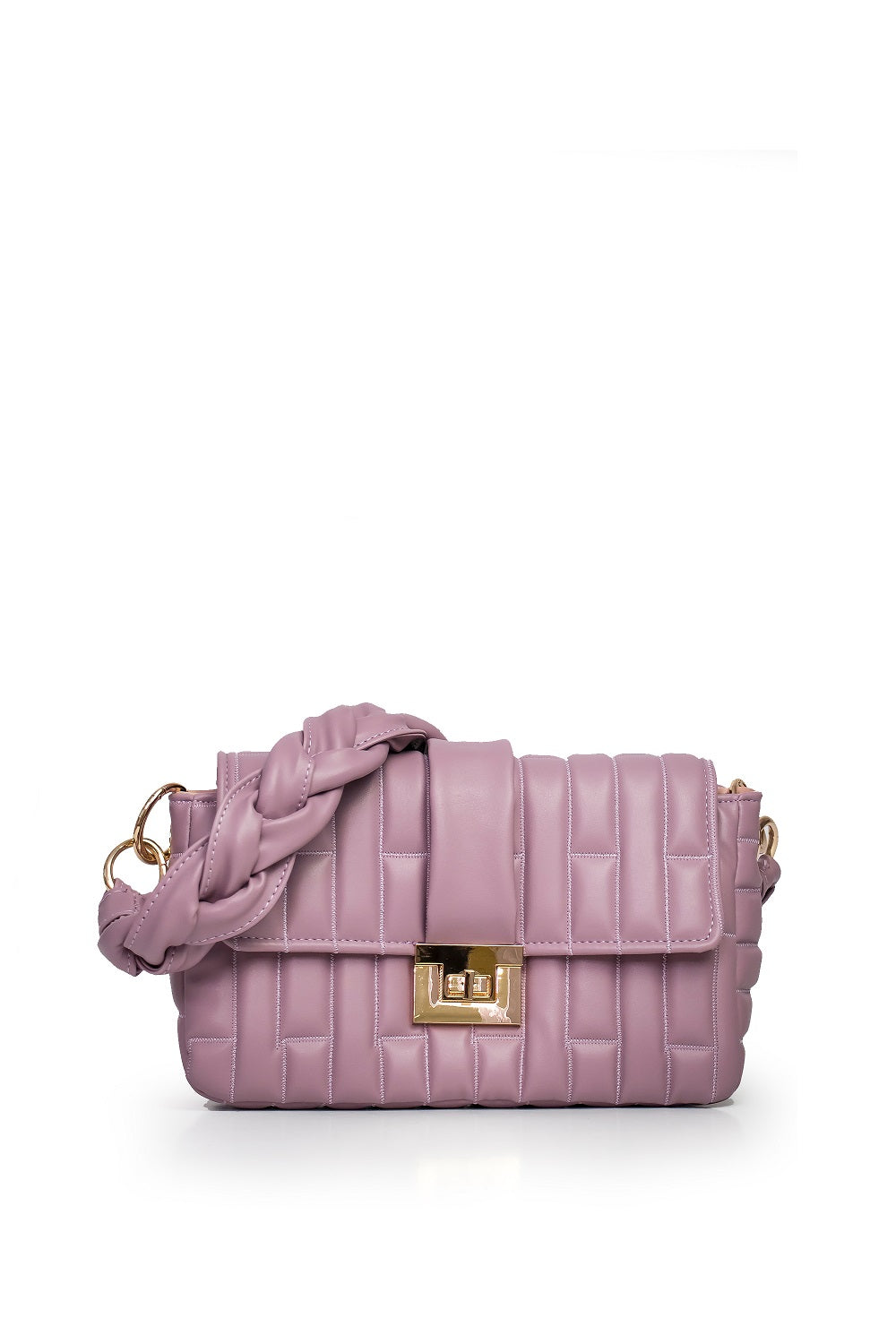 Limited Edition women bag - BAG - LONDON - MAUVE GOLD