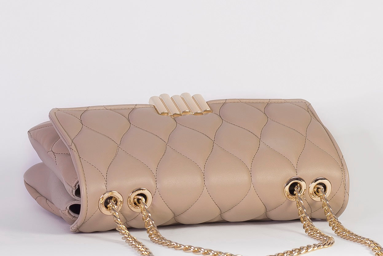 Most beautiful woman bag - BAG - NOELLA - DARK BEIGE GOLD