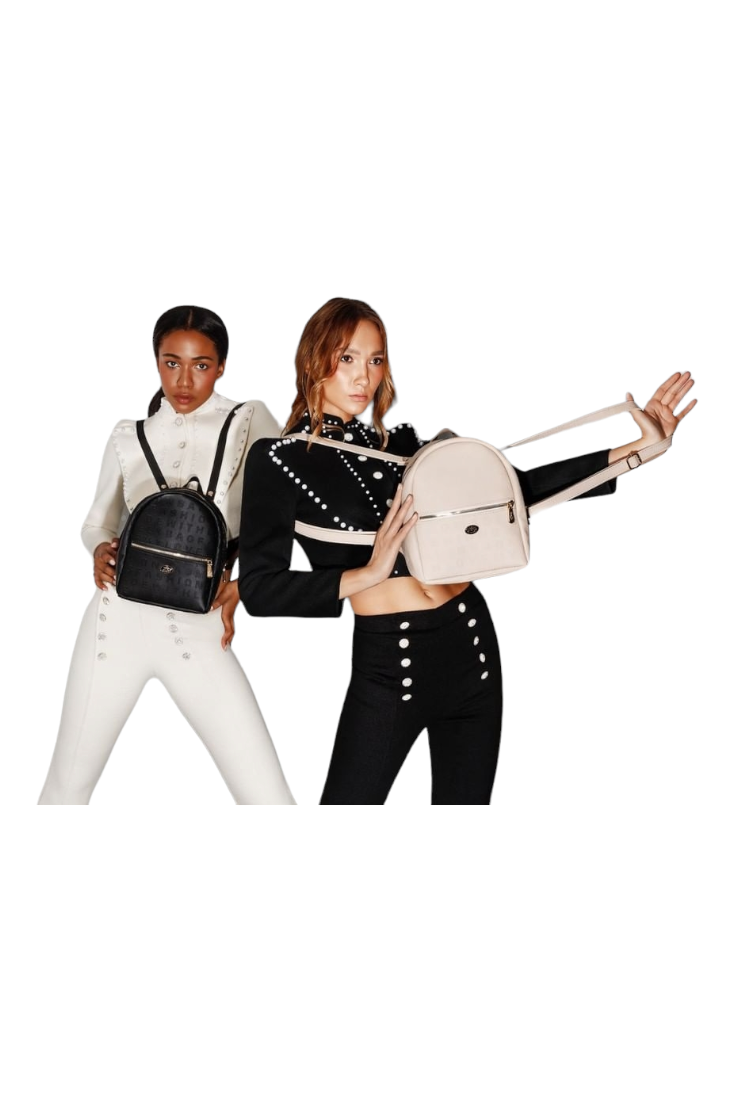 Best backpack for women - BAG - EVE - BLACK SILVER