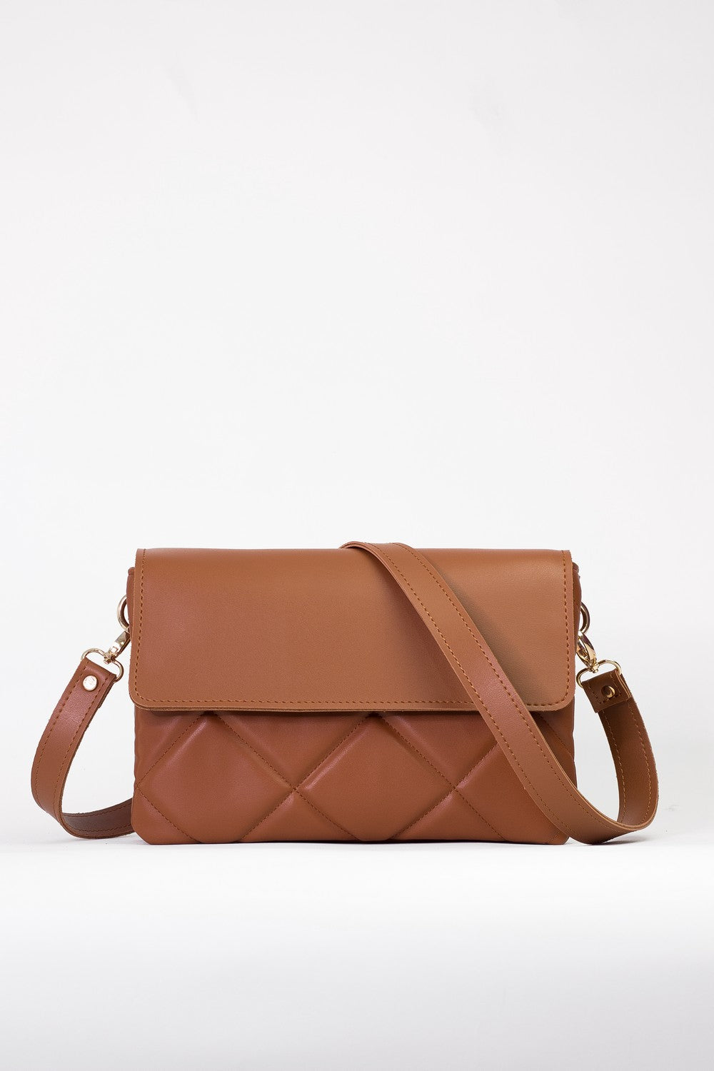 Luxury bag - BAG - XENIA - CAMEL GOLD
