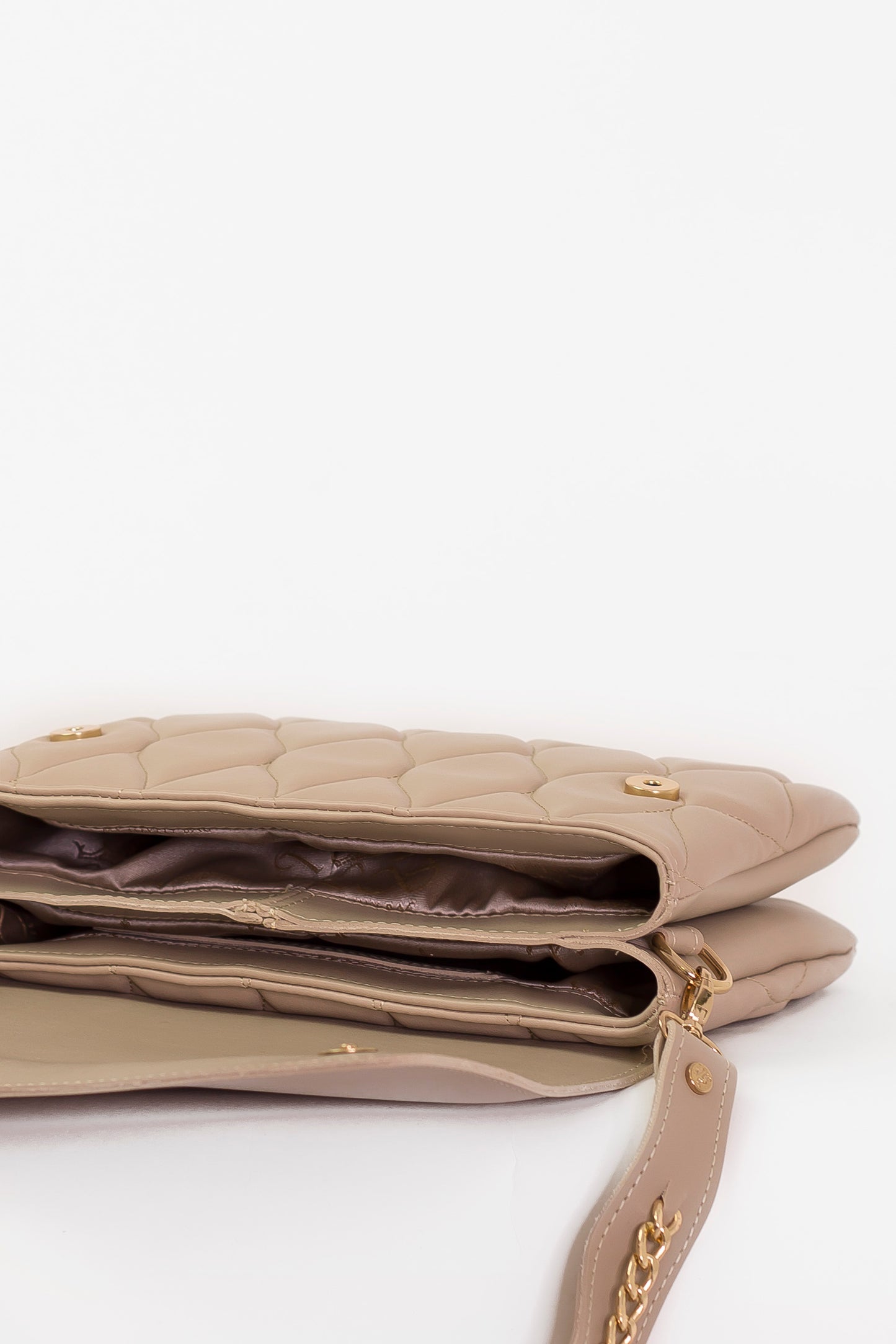 Glamorous woman bag - BAG - XENIA - DARK BEIGE GOLD