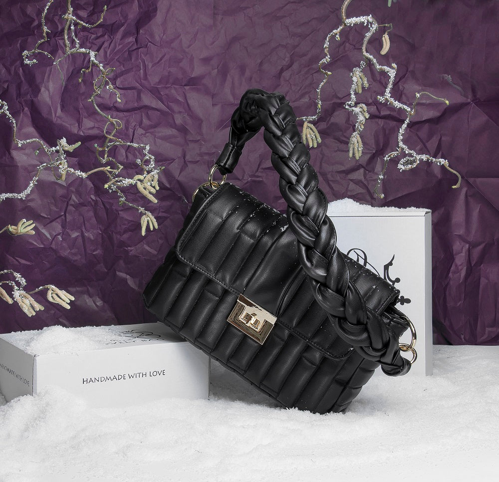 Limited Edition women bag - BAG - LONDON - BLACK GOLD