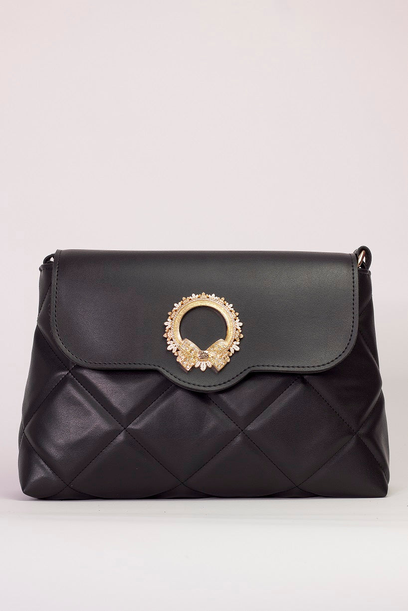 Milan Fashion bag for women - BAG - CORINA - BLACK GOLD