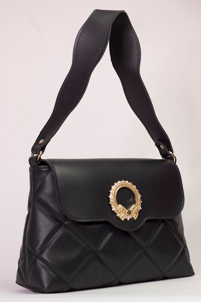 Milan Fashion bag for women - BAG - CORINA - BLACK GOLD