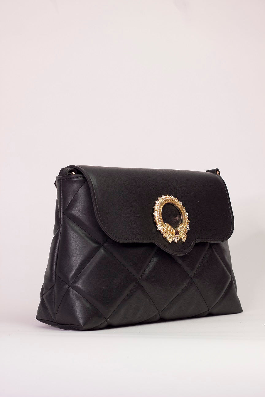 Milan Fashion bag for women - BAG - CORINA - BLACK GOLD