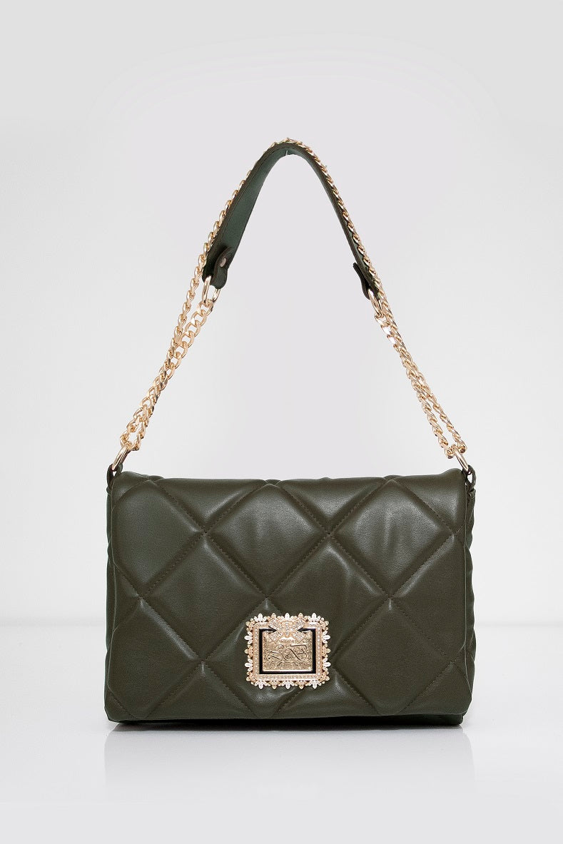 Bags for women - BAG - DIVA - OLIVE BLACK GOLD