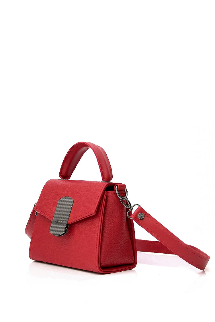 Women designer handbags - BAG - ELOISE - RED BLACK