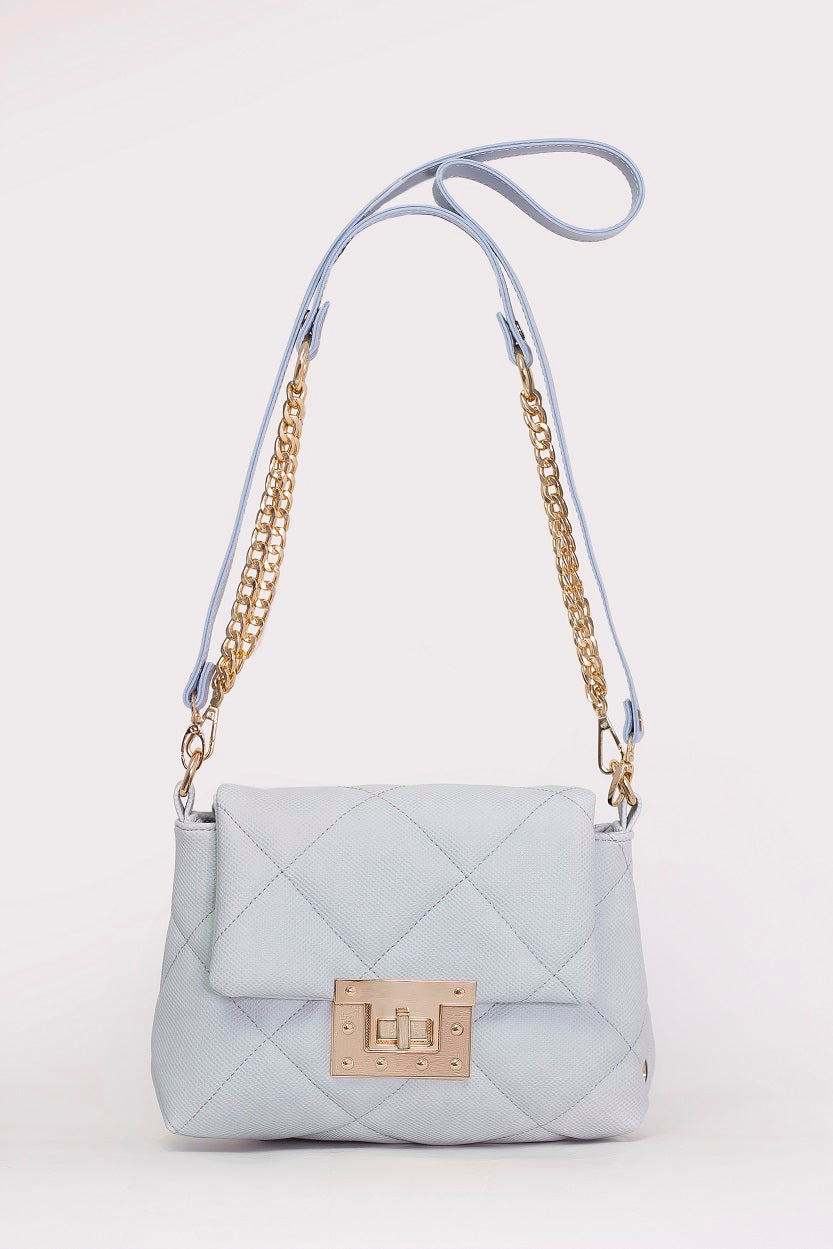 Bags for women - BAG - APRIL LIGHT BLUE GOLD