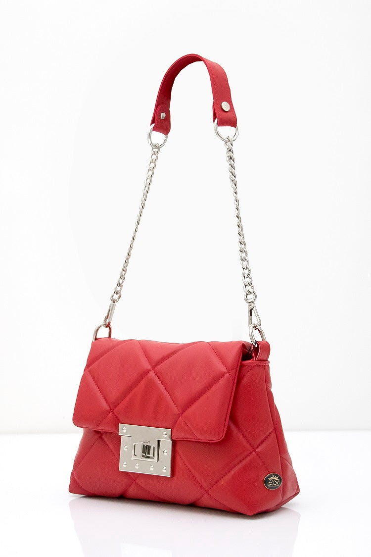 Bags for women - BAG - APRIL RED SILVER