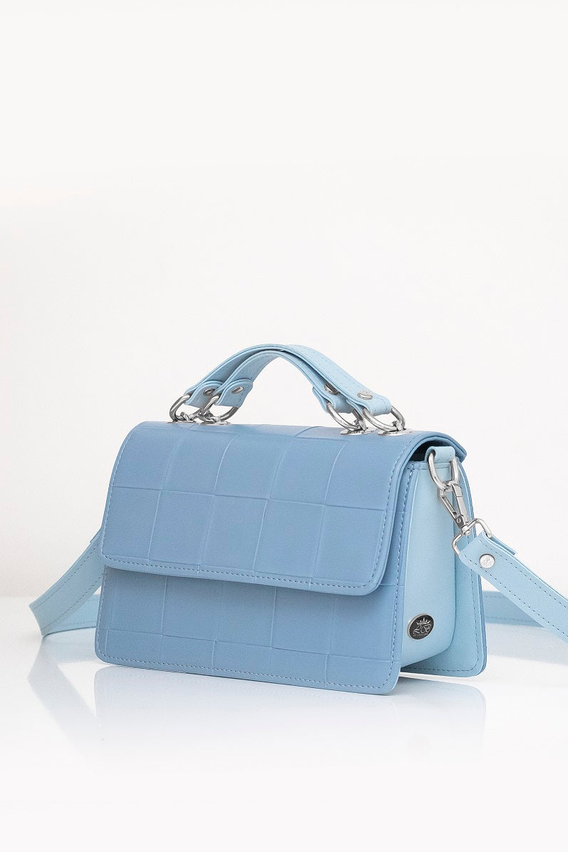 Totte bag - BAG - DEBBIE - LIGHT BLUE SILVER