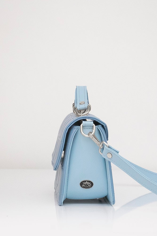 Totte bag - BAG - DEBBIE - LIGHT BLUE SILVER