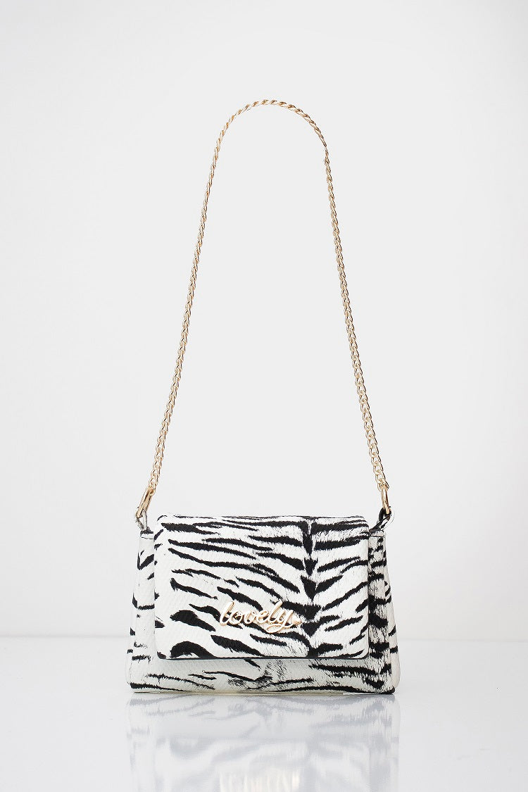 Zebra bag - BAG - DIVA - GIRL LOVELY ZEBRA GOLD