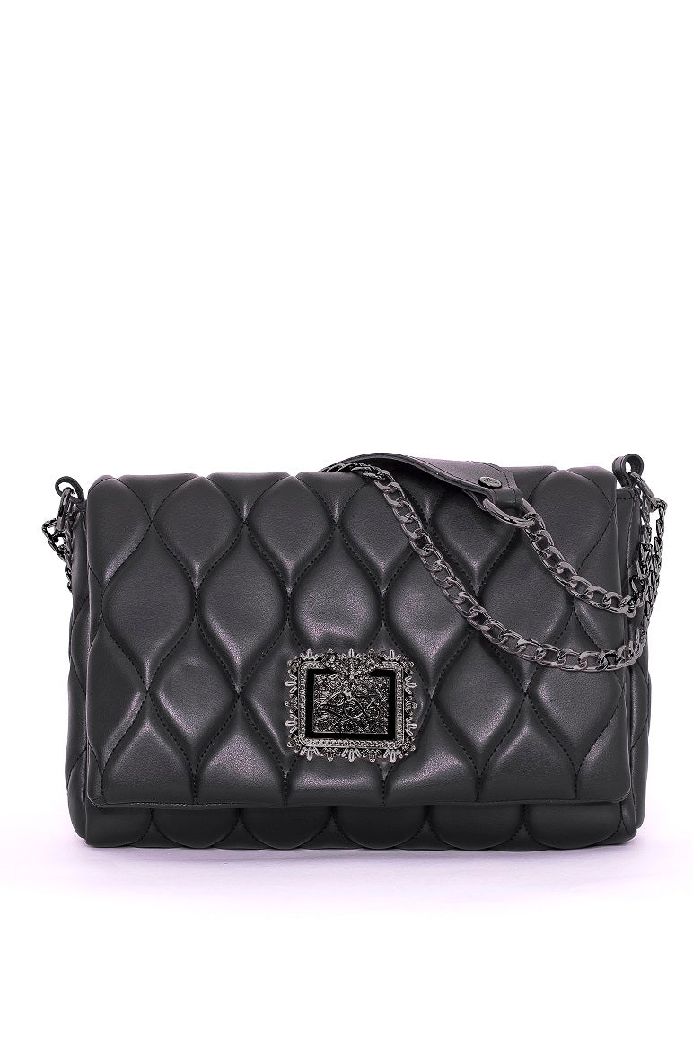 Luxury handbag - BAG - DIVA - ROYAL BLACK BLACK