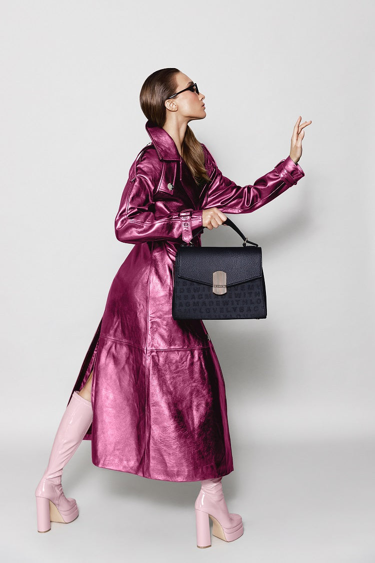 Women designer handbag - BAG - EDEN - BLACK GOLD