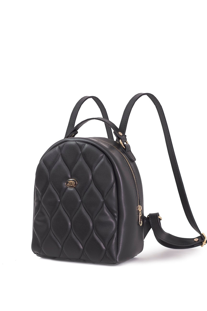 Best backpack for women - BAG - LILLIAN - ROYAL BLACK GOLD