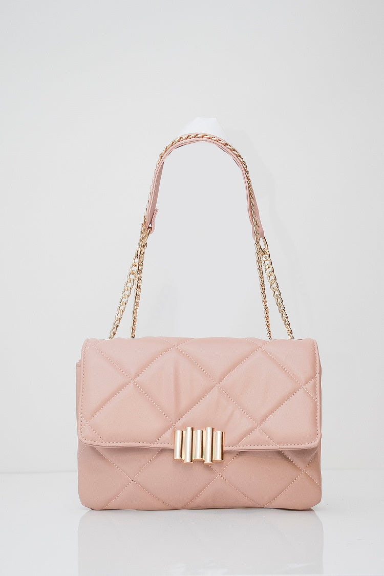 Luxury handbag - BAG - NOELLA - BLUSH GOLD