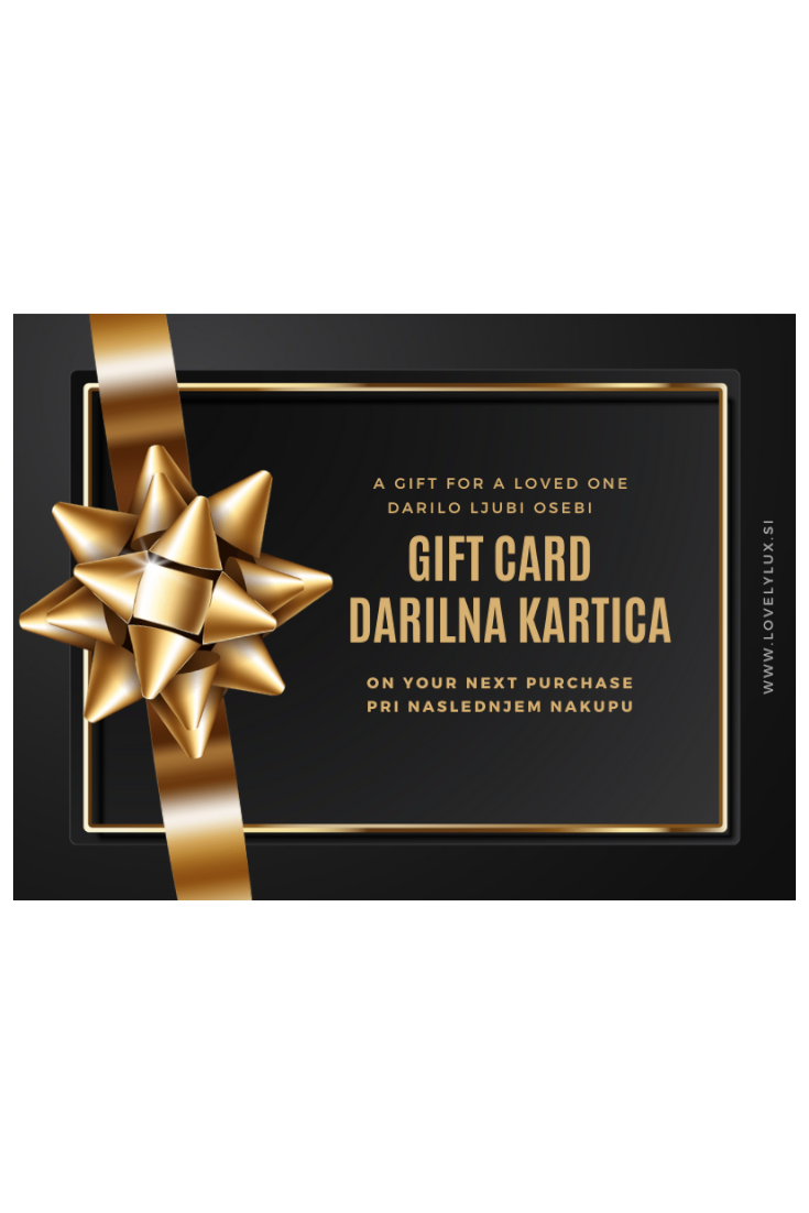 Gift Card - Darilna Karica - lovelylux